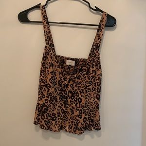 Aritzia / Wilfred Free Leopard Tank - Never Worn